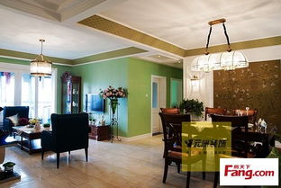 海怡莊園 120平米三居室裝修圖片