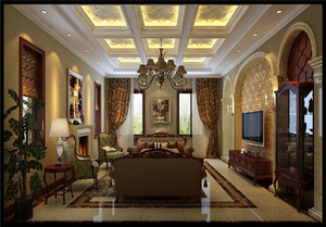 246平米別墅古典風格家裝裝修圖片設計-北京齊裝網裝修效果圖