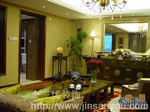 中式古典三居室176平米18.2萬 宏強水木清華裝修案例 北京房天下家居裝修網